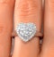 1.20ct Diamond and 18K White Gold Galileo Ring FT70 - image 4
