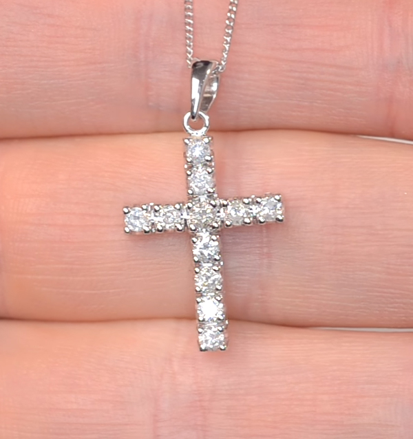 Diamond Cross Necklaces & Pendants | The Diamond Store