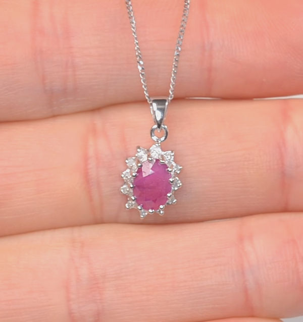 Ruby Necklaces & Pendants The Diamond Store