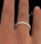 Chloe Lab Diamond Eternity Ring 18K Gold Claw Set 2.00ct H/Si - image 4