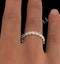 Chloe Lab Diamond Eternity Ring 18K Gold Claw Set 2.00ct G/Vs - image 4