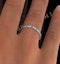 Emerald 1.10ct And G/VS Diamond 18KW Gold Eternity Ring  HG36-422GXUY - image 4