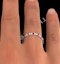 Ruby 1.50ct And H/SI Diamond Platinum Eternity Ring  HG36-422TJUS - image 4