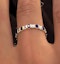 Hannah 18K Gold Sapphire 0.70ct and G/VS 2CT Diamond Eternity Ring - image 3