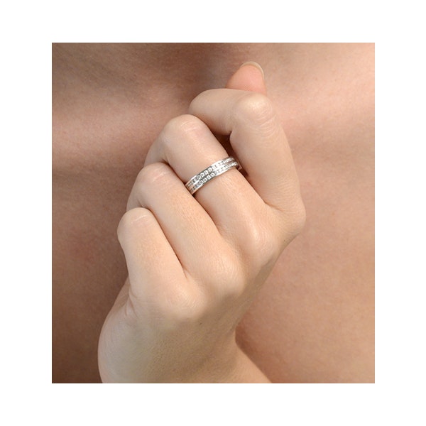 Eternity Ring Lucy Platinum Diamond 1.00ct H/Si - Image 4