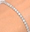 3ct Diamond Tennis Bracelet Claw Set in 9K White Gold - image 3