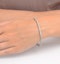 3ct Diamond Tennis Bracelet Claw Set in 9K White Gold - image 4