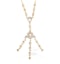 0.32ct Diamond and 9K Gold Drop Necklace - RTC-D3302 - image 1