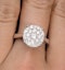 Diamond Galileo Ring 1CT Set in 18K White Gold - N4532Y - image 4