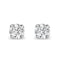 Diamond Earrings 0.30CT Studs H/SI Quality in Platinum - 3.4mm - image 1