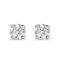 Diamond Earrings 0.40CT Studs Premium Quality in 18K Gold 3.8mm - image 1