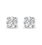 Diamond Earrings 0.50CT Studs H/SI Quality in Platinum - 4.1mm - image 1