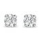 Diamond Earrings 1.00CT Studs G/Vs Quality in 18K White Gold - 5.1mm - image 1