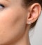 Diamond Earrings 2.00ct Look Galileo Style 0.74ct in Platinum - image 3
