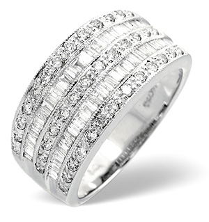 wide band with diamonds