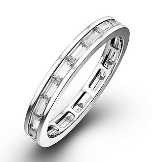Eternity Ring Lily 18K White Gold Diamond 1.00ct H/Si