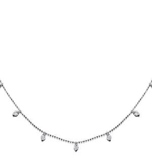 Vivara Collection 1.00ct Diamond and 18K White Gold Necklace D3400