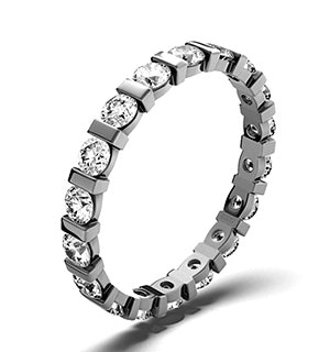 Eternity Ring Hannah Platinum Diamond 1.00ct H/Si