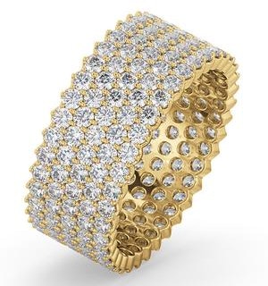 Eternity Ring Jasmine 18K Gold Diamond 3.00ct H/Si