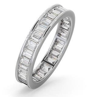 Eternity Ring Grace Platinum Diamond 1.50ct H/Si
