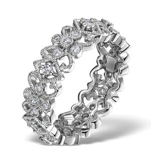 Diamond Eternity Ring - Trellis - 0.42ct set in 18K White Gold - N4520