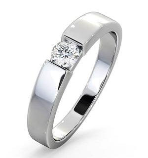 Certified Jessica 18K White Gold Diamond Engagement Ring 0.25CT-G-H/SI