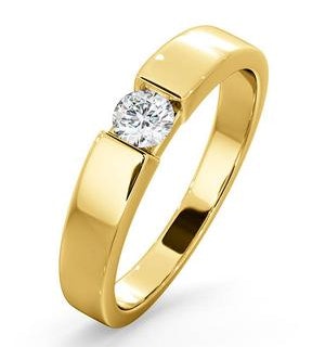 Certified Jessica 18K Gold Diamond Engagement Ring 0.25CT