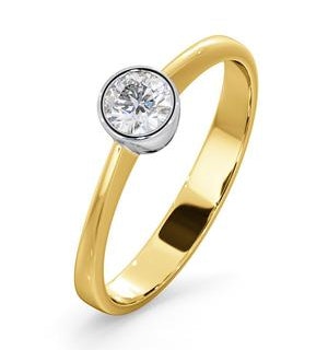 Diamond Engagement Ring - Round Emily 0.25CT 18K Gold