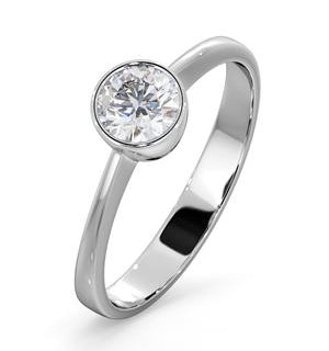 Diamond Engagement Ring - Round Emily 0.50CT 18K White Gold