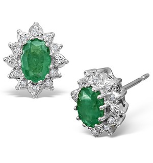 emerald stone earrings price