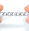 Silver Diamond Set 1.00ct Tennis Bracelet - image 4