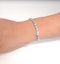 0.19ct Diamond and Silver Twist Bracelet - UD3241 - image 4