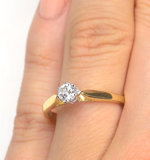 Low Set Round Diamond Engagement Rings The Diamond Store