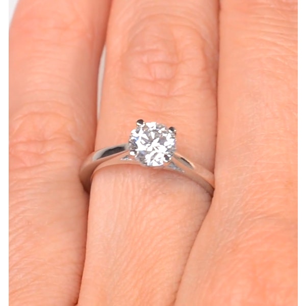 Engagement Ring Certified 1.00CT Petra Platinum G/SI1 - Image 4