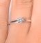 Engagement Ring Certified Petra Platinum Diamond 0.25CT H/SI - image 4
