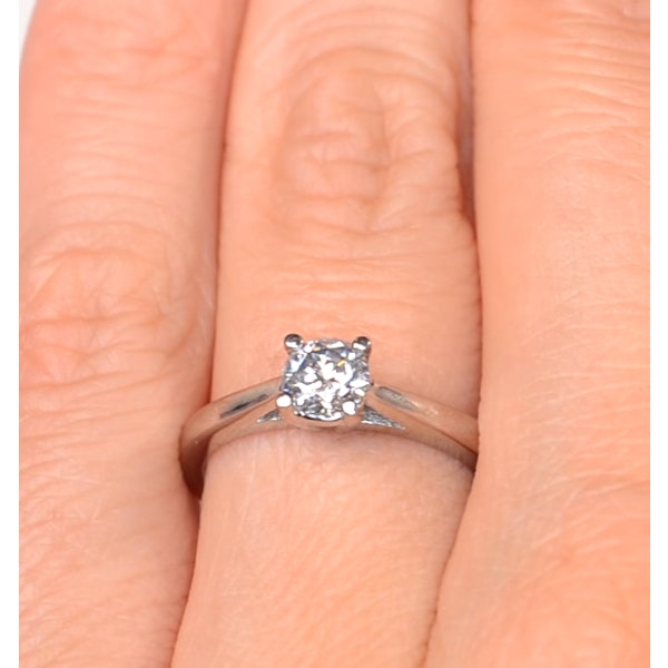 Engagement Ring Certified 0.50CT Petra Platinum G/SI1 - Image 4