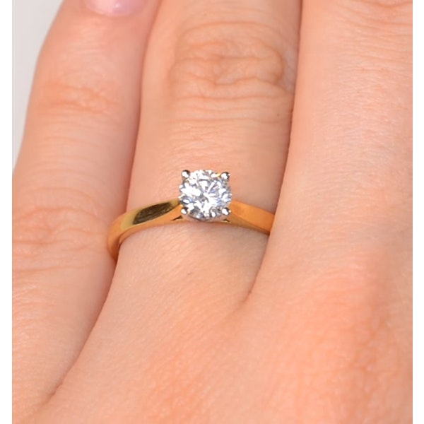 Engagement Ring Certified Petra 18K Gold Diamond 0.50CT - Image 4
