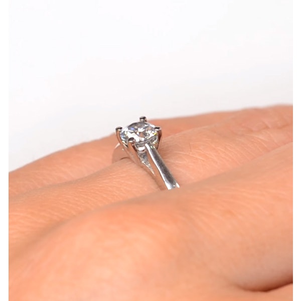 Engagement Ring Certified Petra 18K White Gold Diamond 0.50CT - Image 4