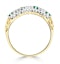 Emerald 0.28ct And Diamond 9K Gold Ring - image 3