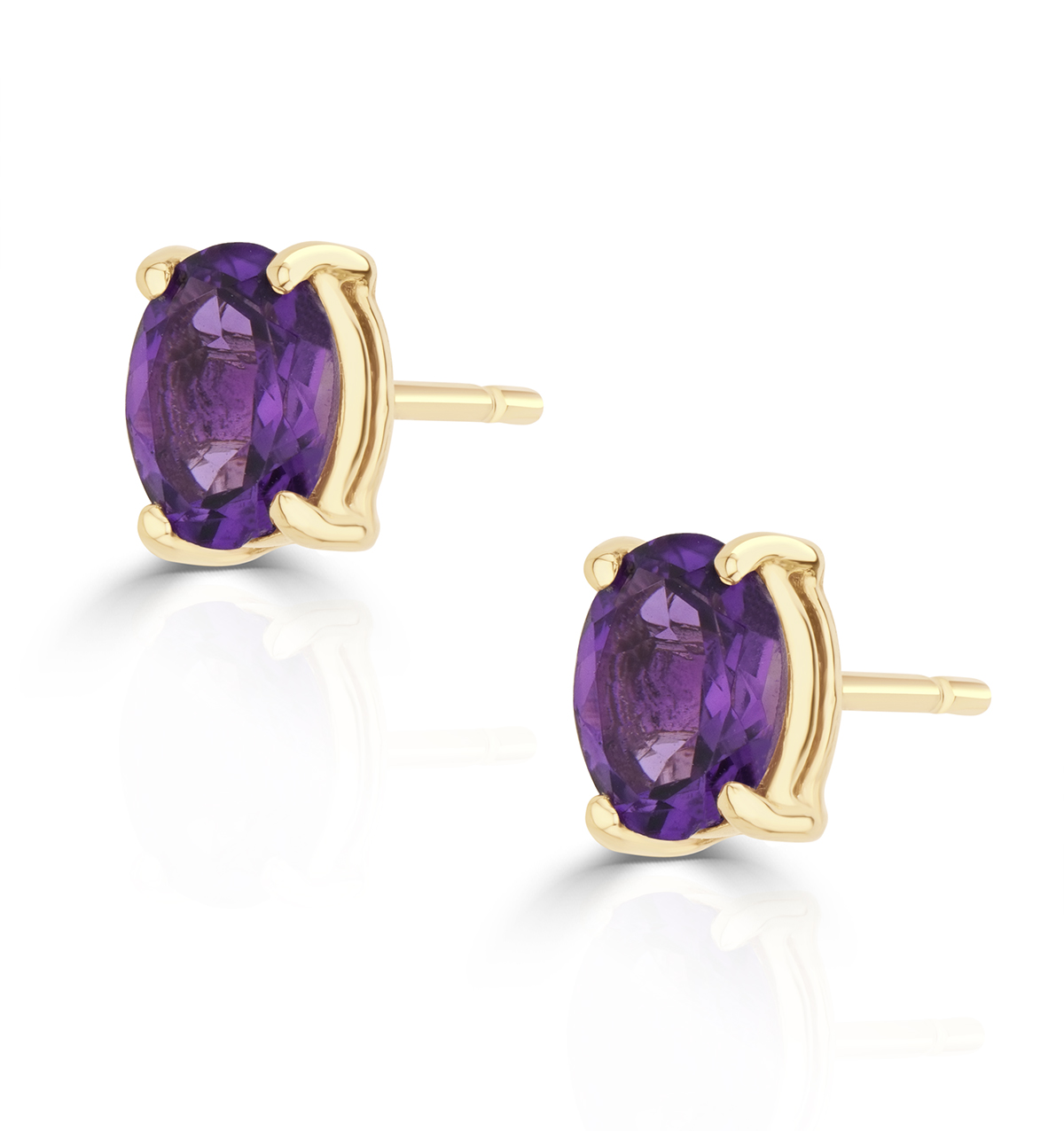 Amethyst Earrings The Diamond Store